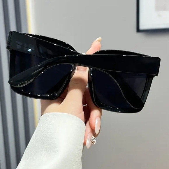 ‼️‼️Clearance-Fashion Geometric Large Frame Retro Bohemian Style Glasses - Picture 4 of 8